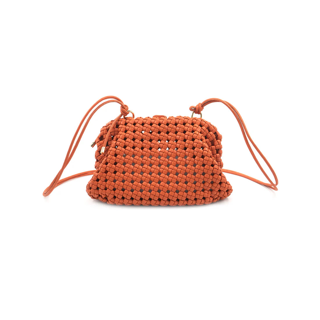 Rubber Woven Crossbody
