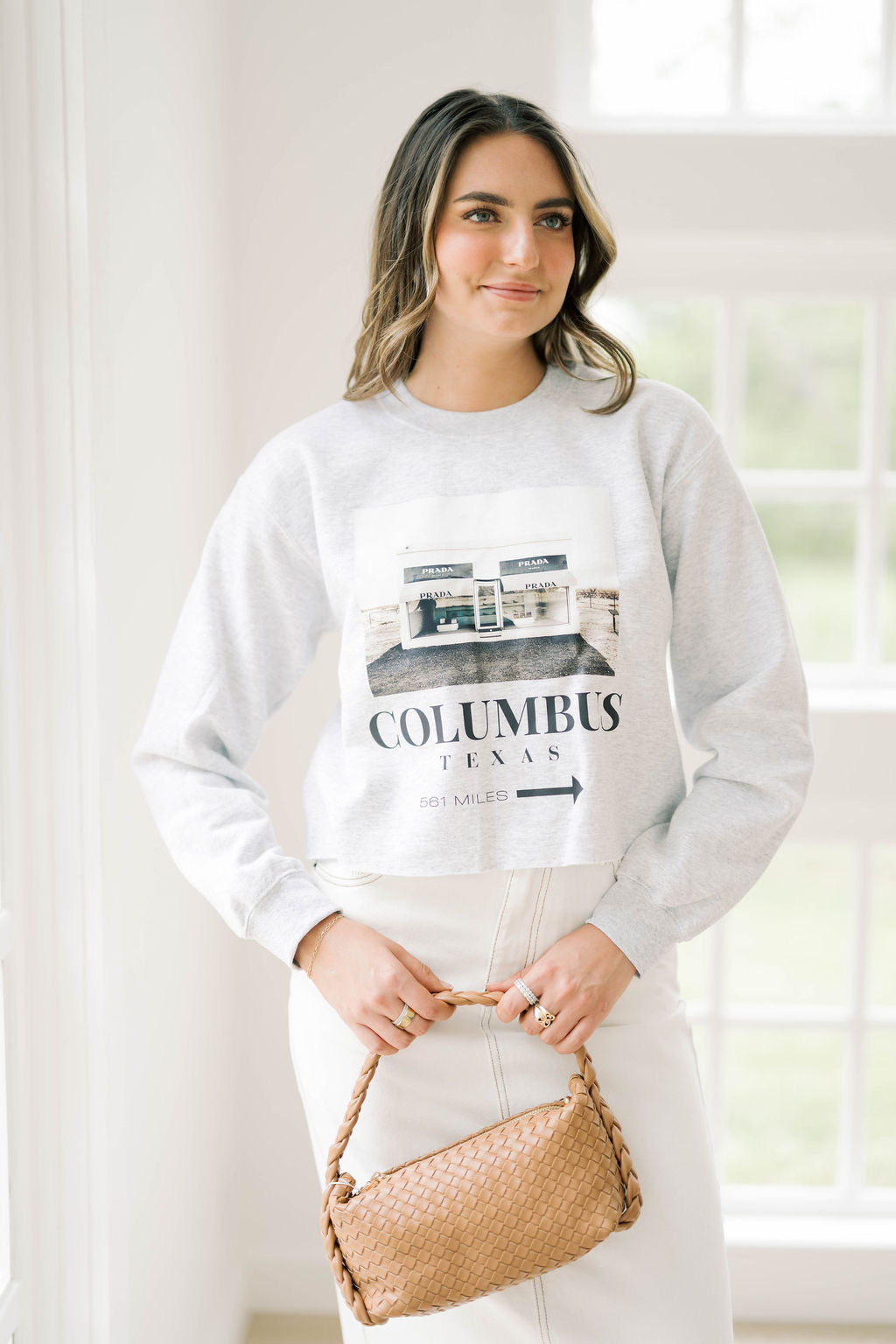 Columbus Marfa Cream Sweatshirt