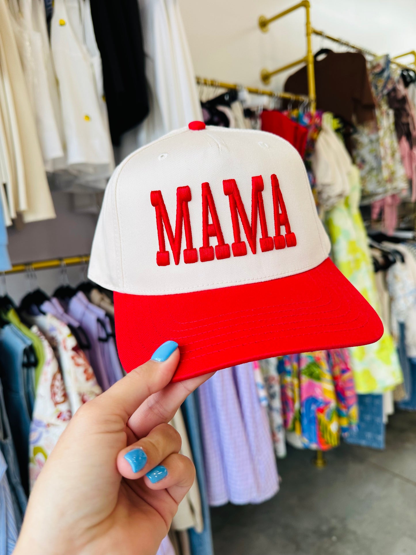 MAMA Canvas Trucker Hat