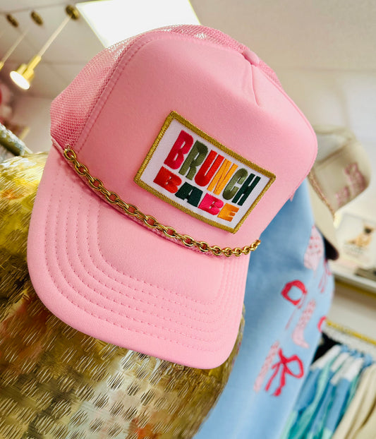 Brunch Babe Pink Trucker Hat