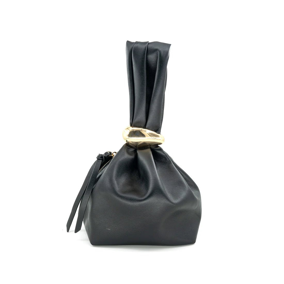 Black Leather Evening Clutch - Accessories - Purses & Handbags - BC Bags