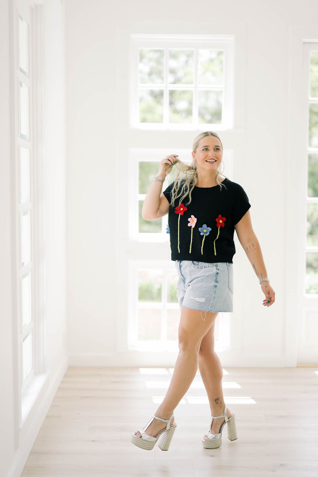 Blossom Top - Tops - Sweaters - Blu Pepper
