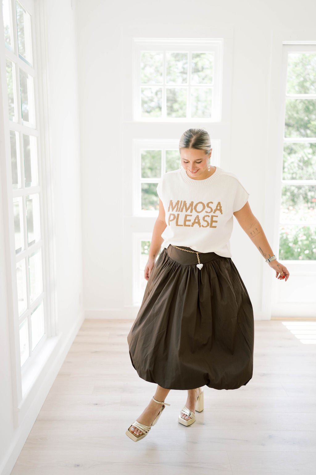 Brunch Lover Top - Tops - Tees - Blu Pepper