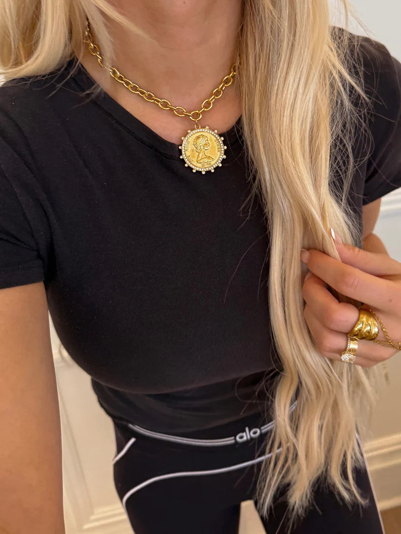 Gold Coin Necklace