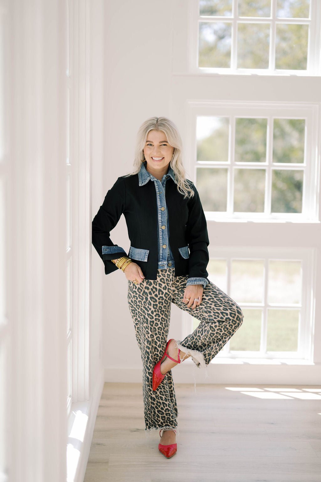 Denim Darling Blazer Jacket - Outerwear - Jackets - Able