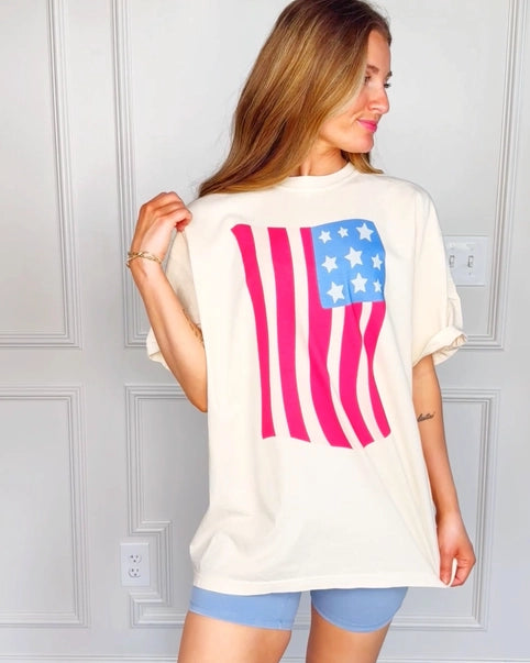 American Flag Tee