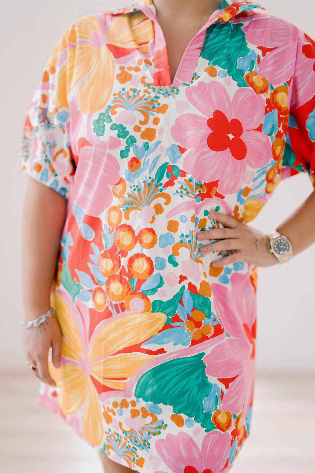 Gardenscapes T-shirt Dress - Dresses - Adrienne