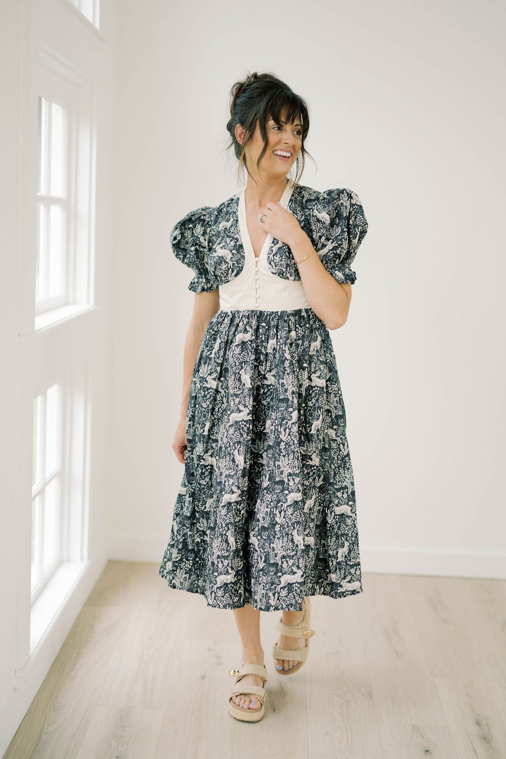 Glory Days Collar Rabbit Dress
