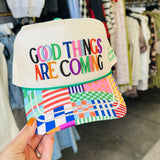 Good Things Coming Trucker Hat - Accessories - Hats - Poppy & Pine