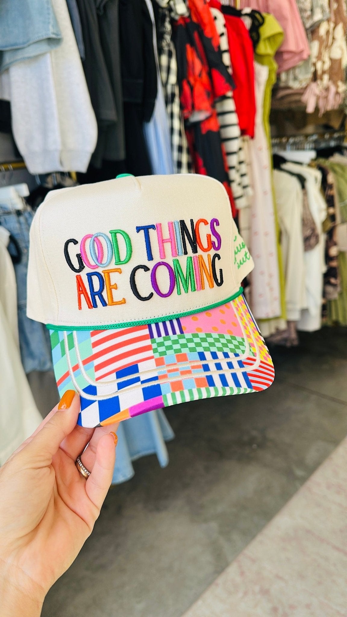 Good Things Coming Trucker Hat - Accessories - Hats - Poppy & Pine