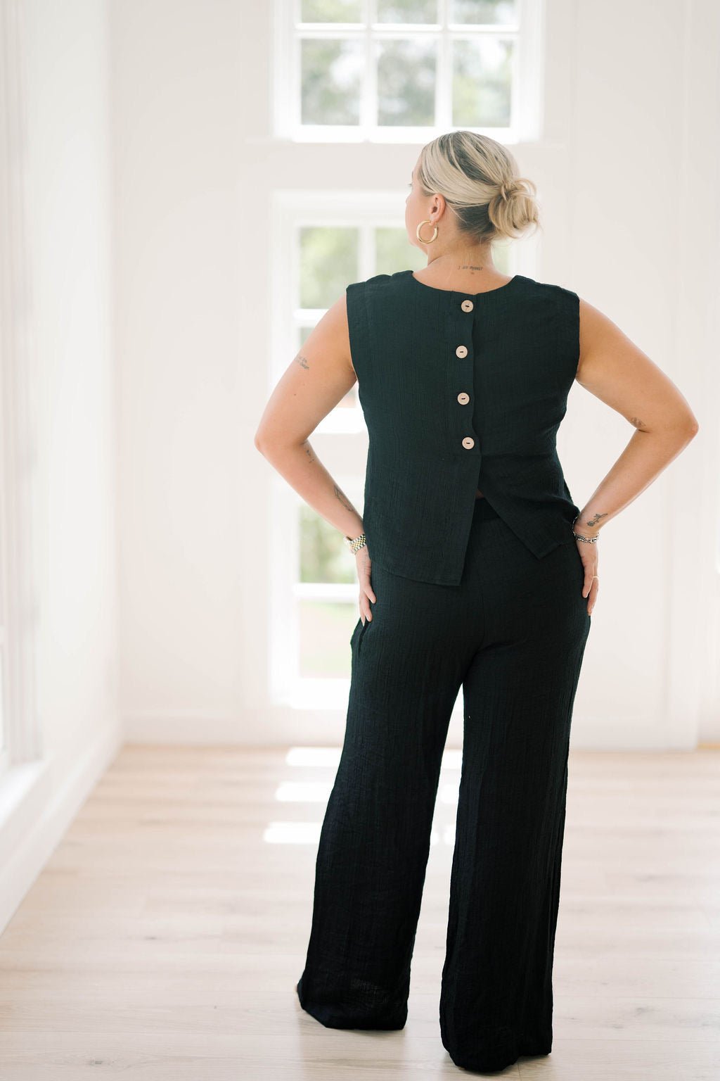 Grateful Linen Pants - Bottoms - Pants - Blu Pepper