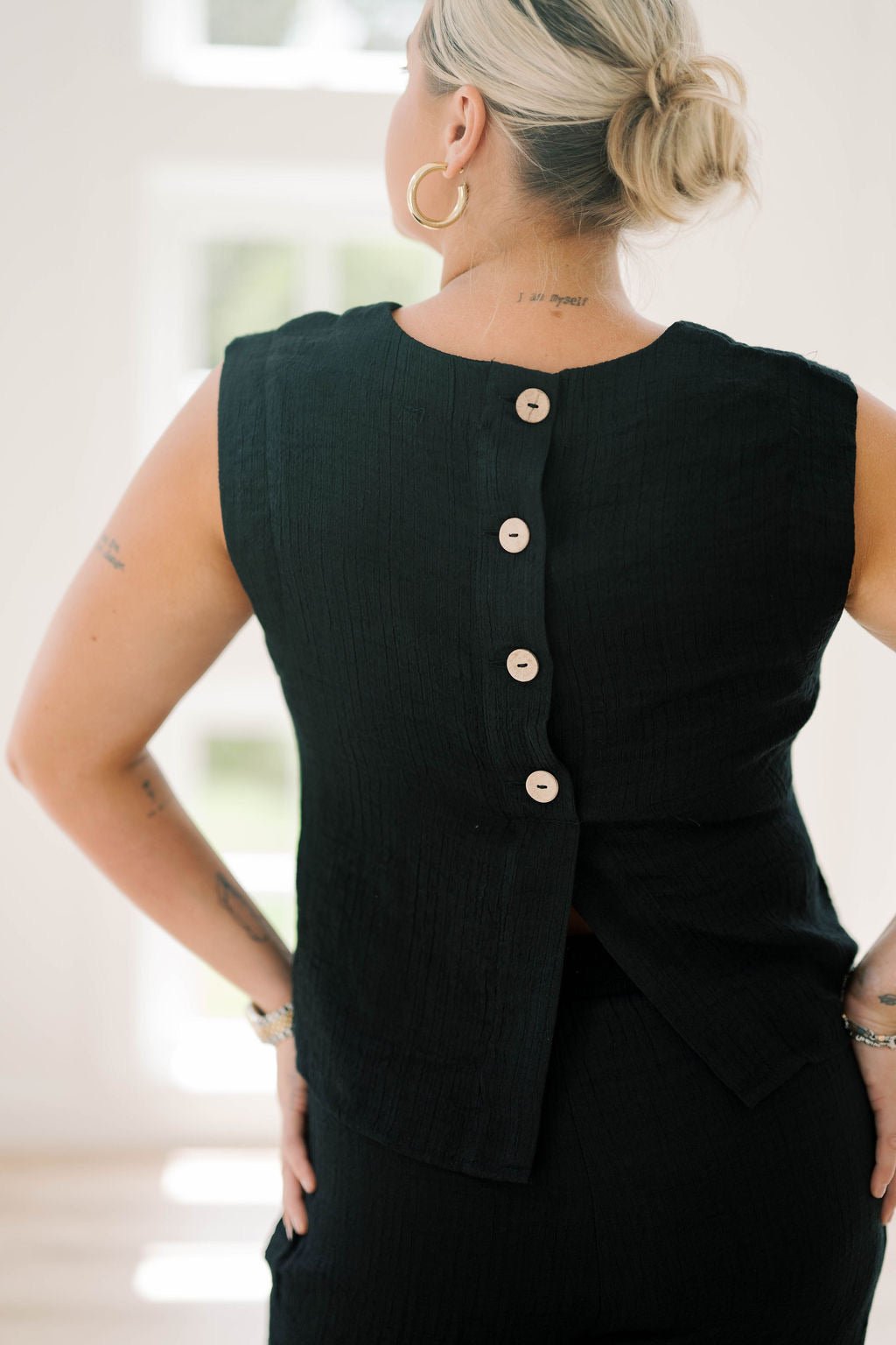 Grateful Sleeveless Top - Tops - Tanks - Blu Pepper