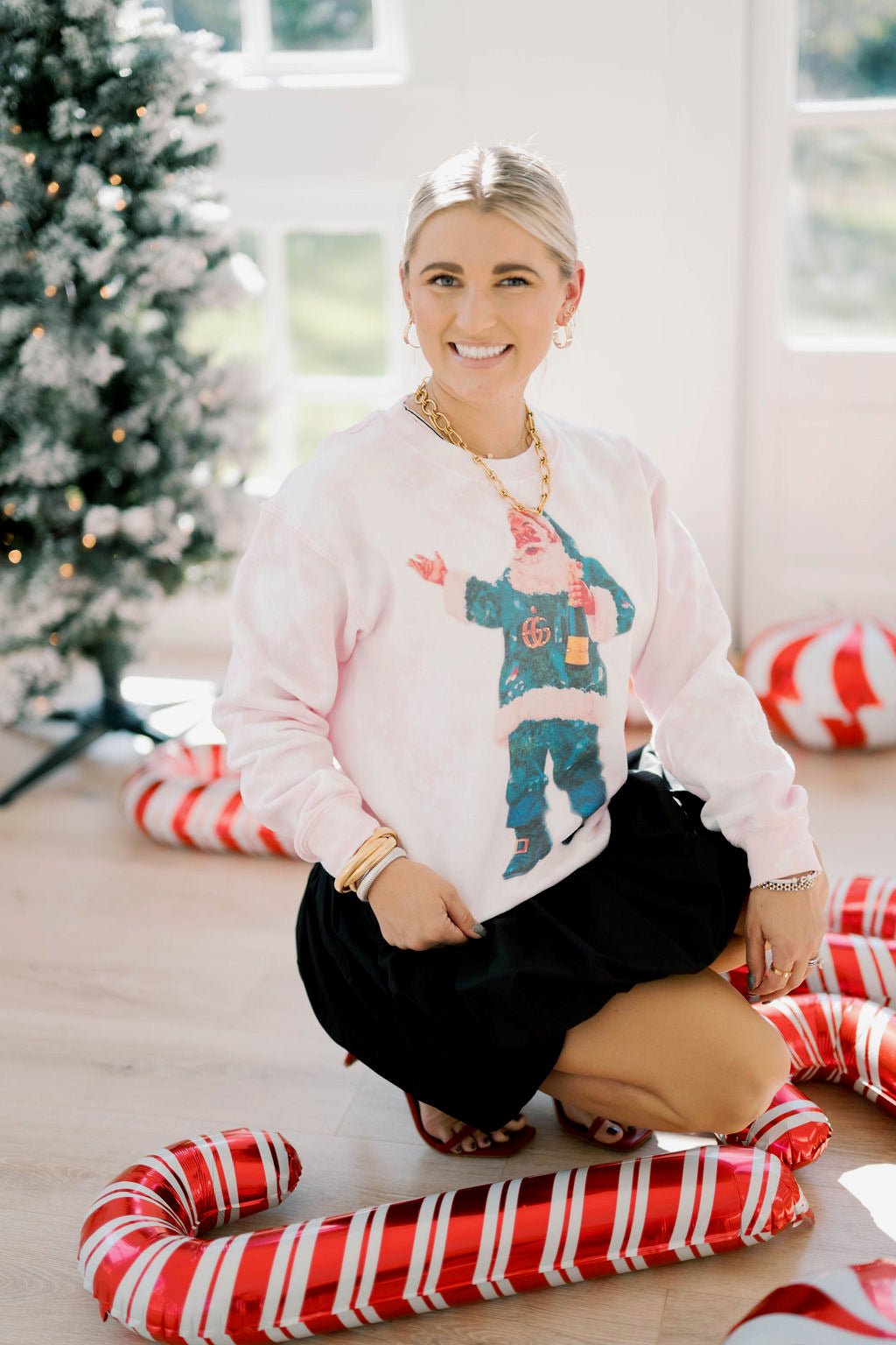 Gucci Santa Sweatshirt - Tops - Sweatshirts - Summer Tees