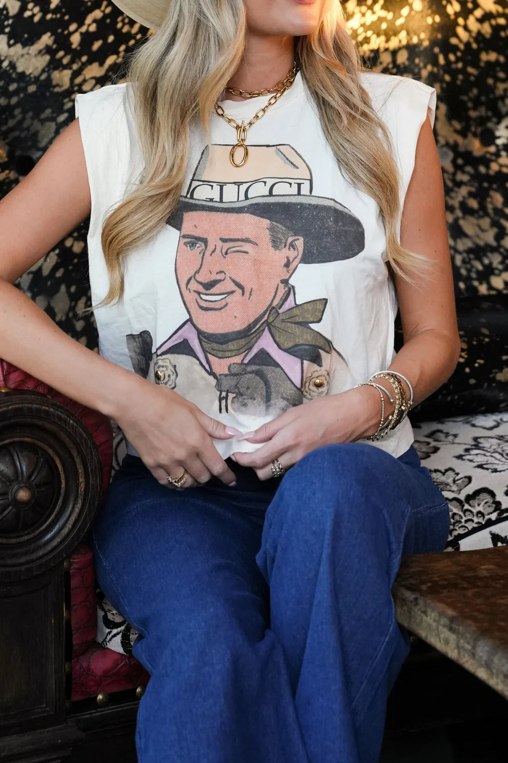 Gucci Cowboy Muscle Tee