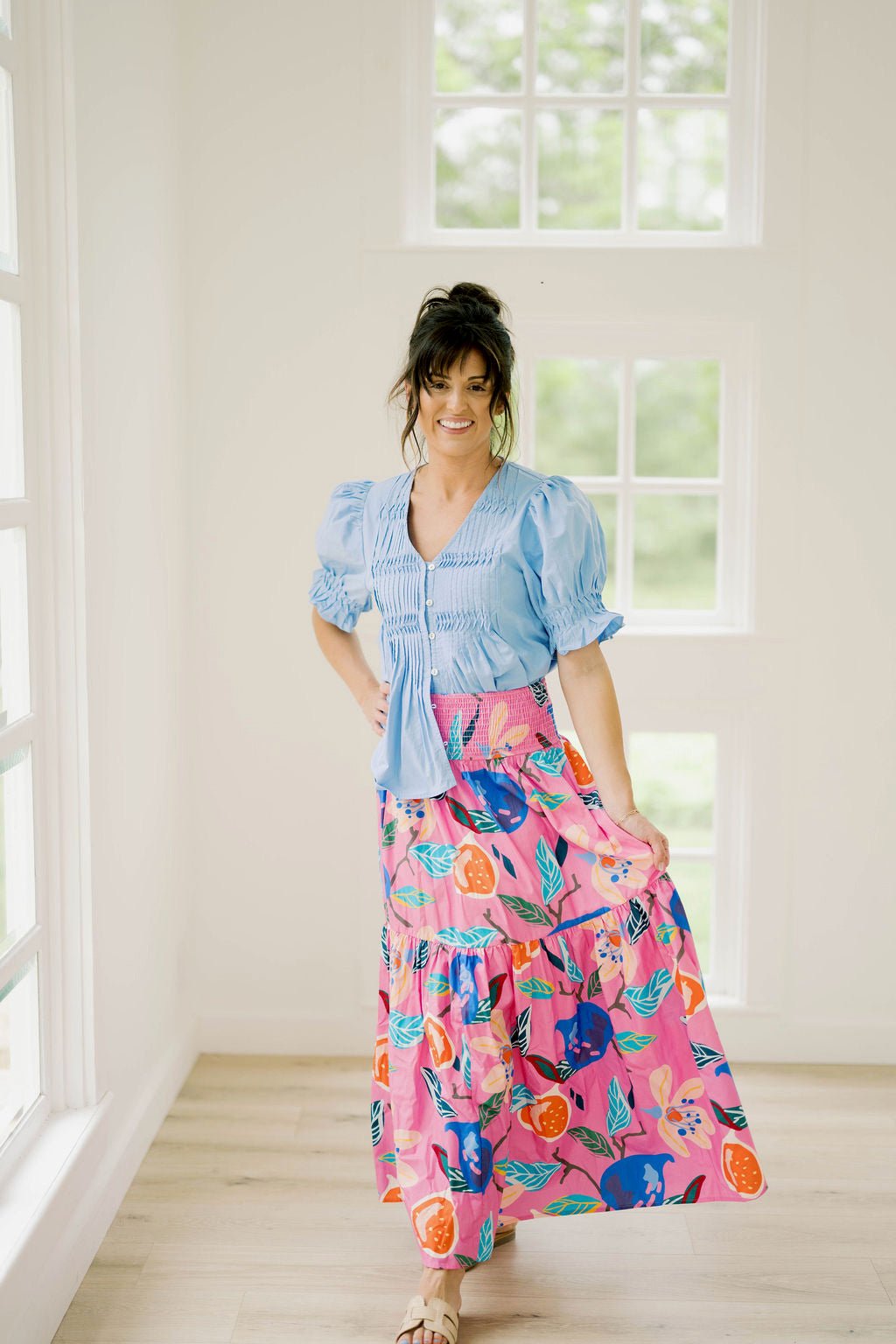 Icon Moment Floral Skirt - Lola & Co. Boutique