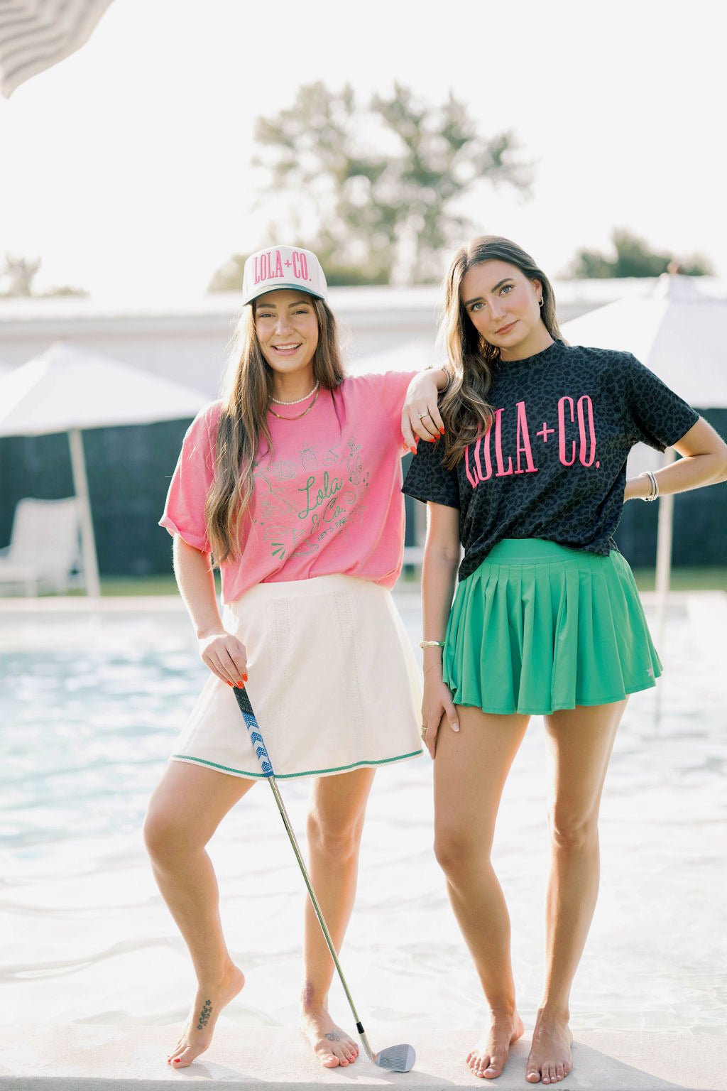 Lola + Co Black Leopard Cropped Tee - Tops - Tees - Summer Tees