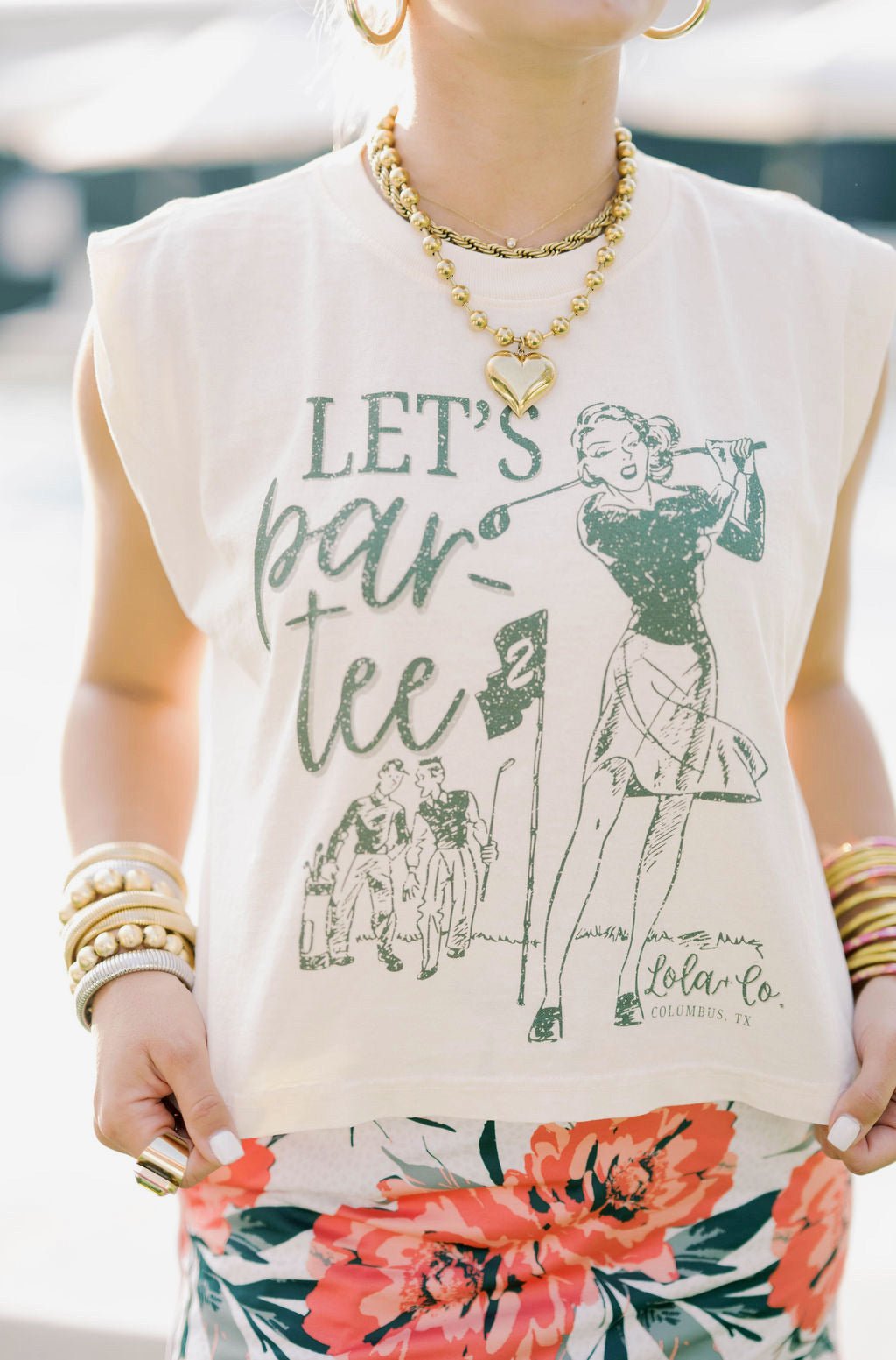 Lola + Co Golf Muscle Tee - Tops - Tees - Summer Tees