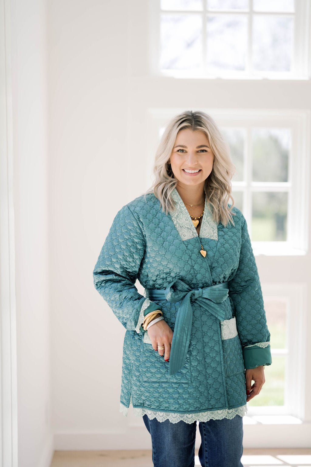 Loni Lou Satin Quilted Jacket - Outerwear - Jackets - Lady the Brand