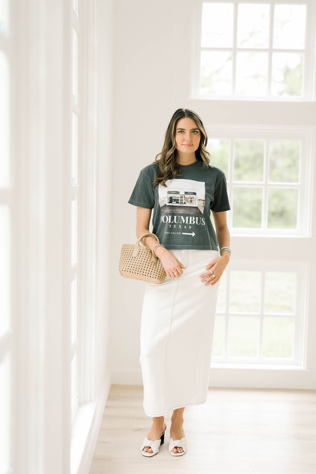 Marfa Cropped Tee - Tops - Tees - Summer Tees