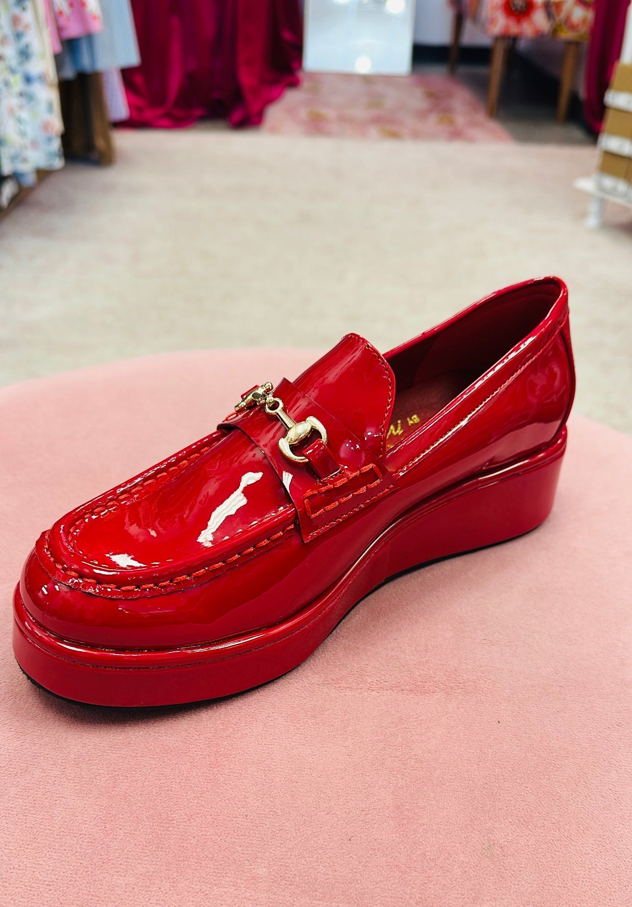Matisse KIMBRA Red Patent Loafer - Shoes - Mules - Matisse