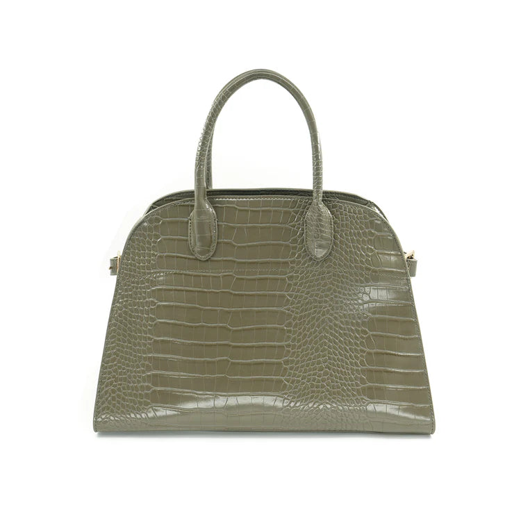 Olive Snake Rome Handbag