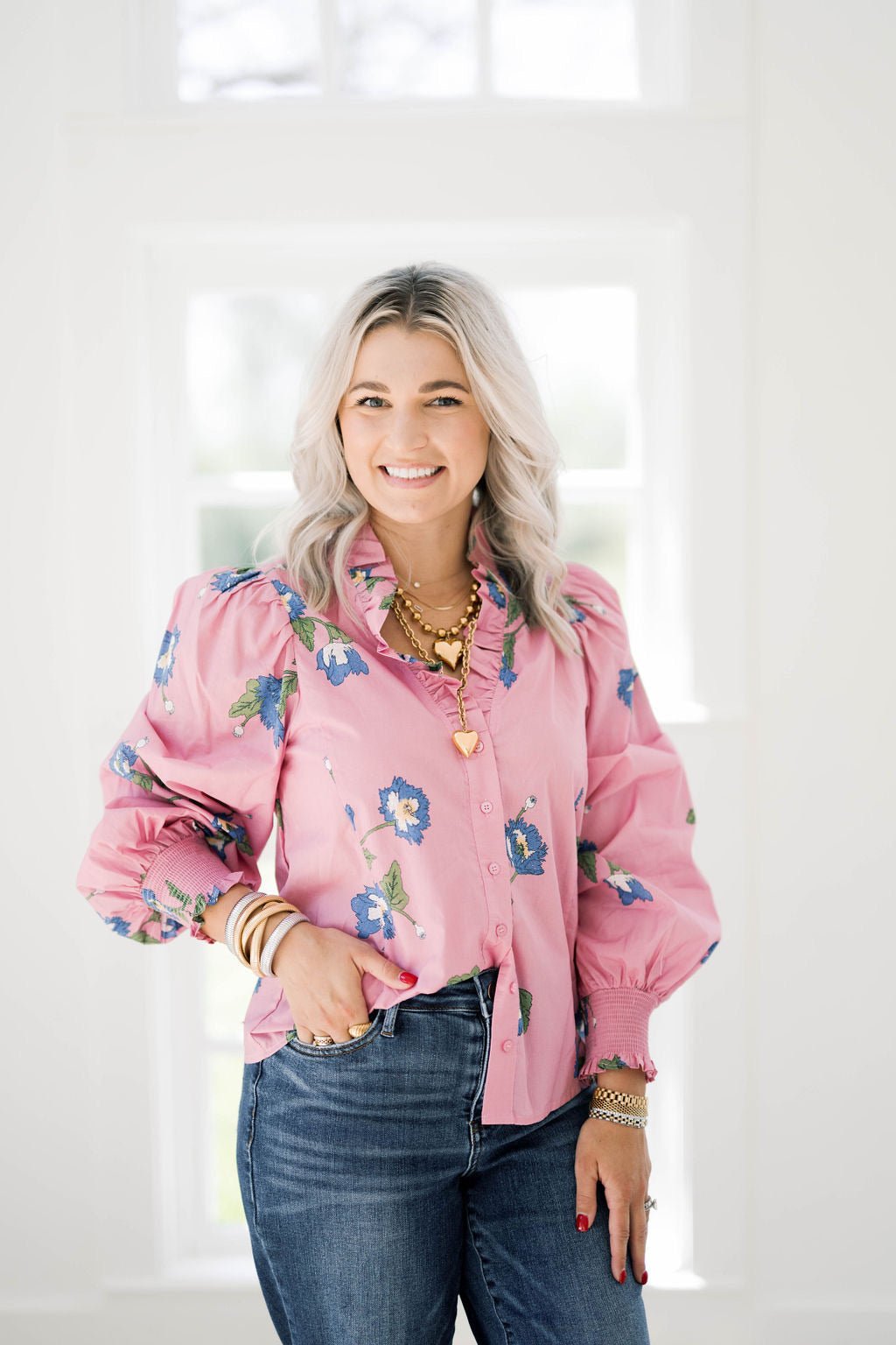 Picking Petals Top - Tops - Blouses - Entro
