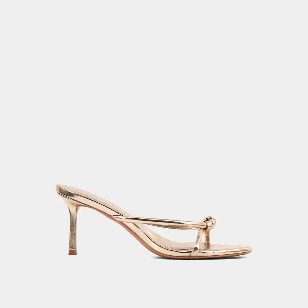 ShuShop Heidi Metallic Gold Heel - Shoes - Heels - ShuShop