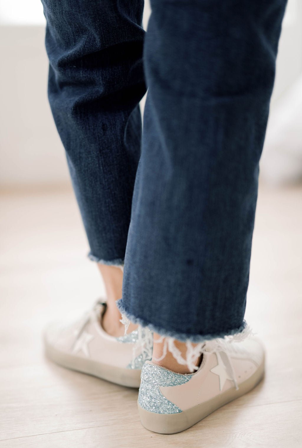 ShuShop Paula Champagne Glitter Sneaker - Shoes - Sneakers - ShuShop