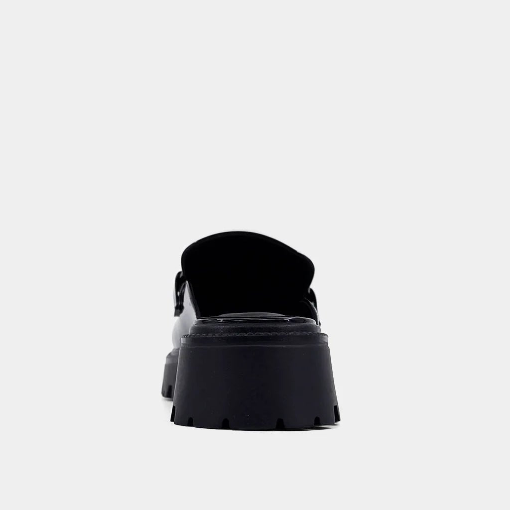 ShuShop Patent Black Tiffany Mule Loafer - Shoes - Mules - ShuShop