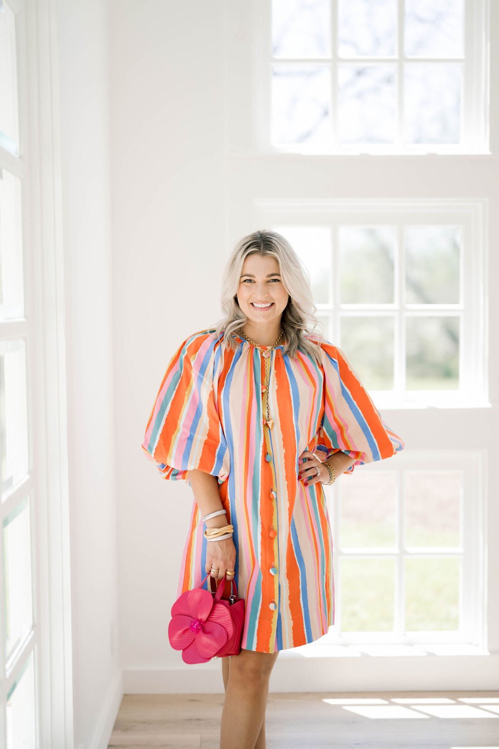 Spring Fling Dress - Lola & Co. Boutique Small / Multicolor Spring Fling Dress - Lola & Co. Boutique Small / Multicolor