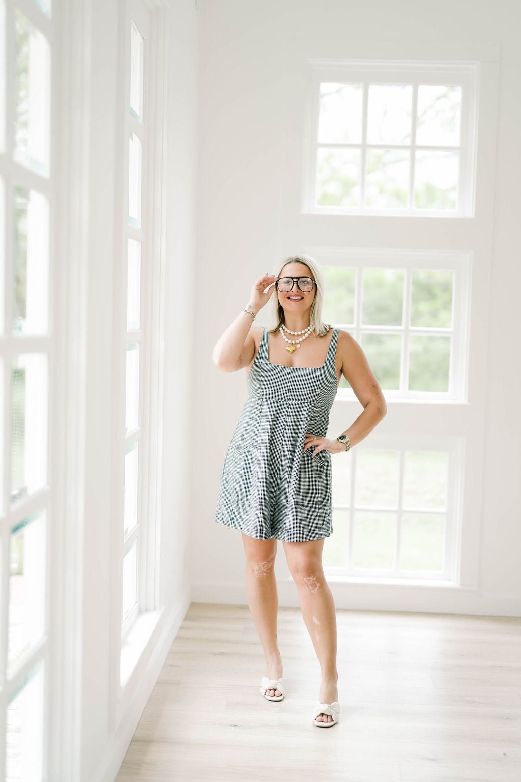 Summer Sorbet Gingham Romper - Rompers - TCEC