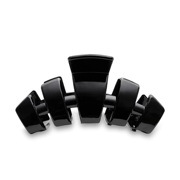 TELETIES - Classic Jet Black Large Claw Hair Clip - Accessories - Hair - Teleties