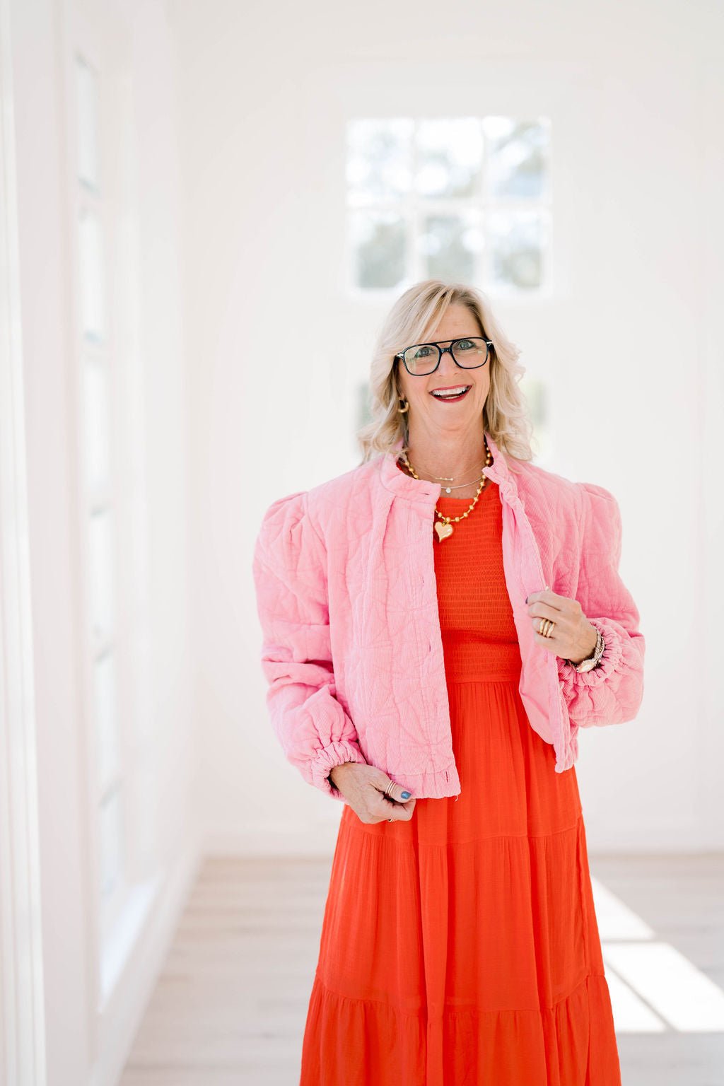 The Best Quilted Pink Puff Jacket - Outerwear - Jackets - Peach Love CA