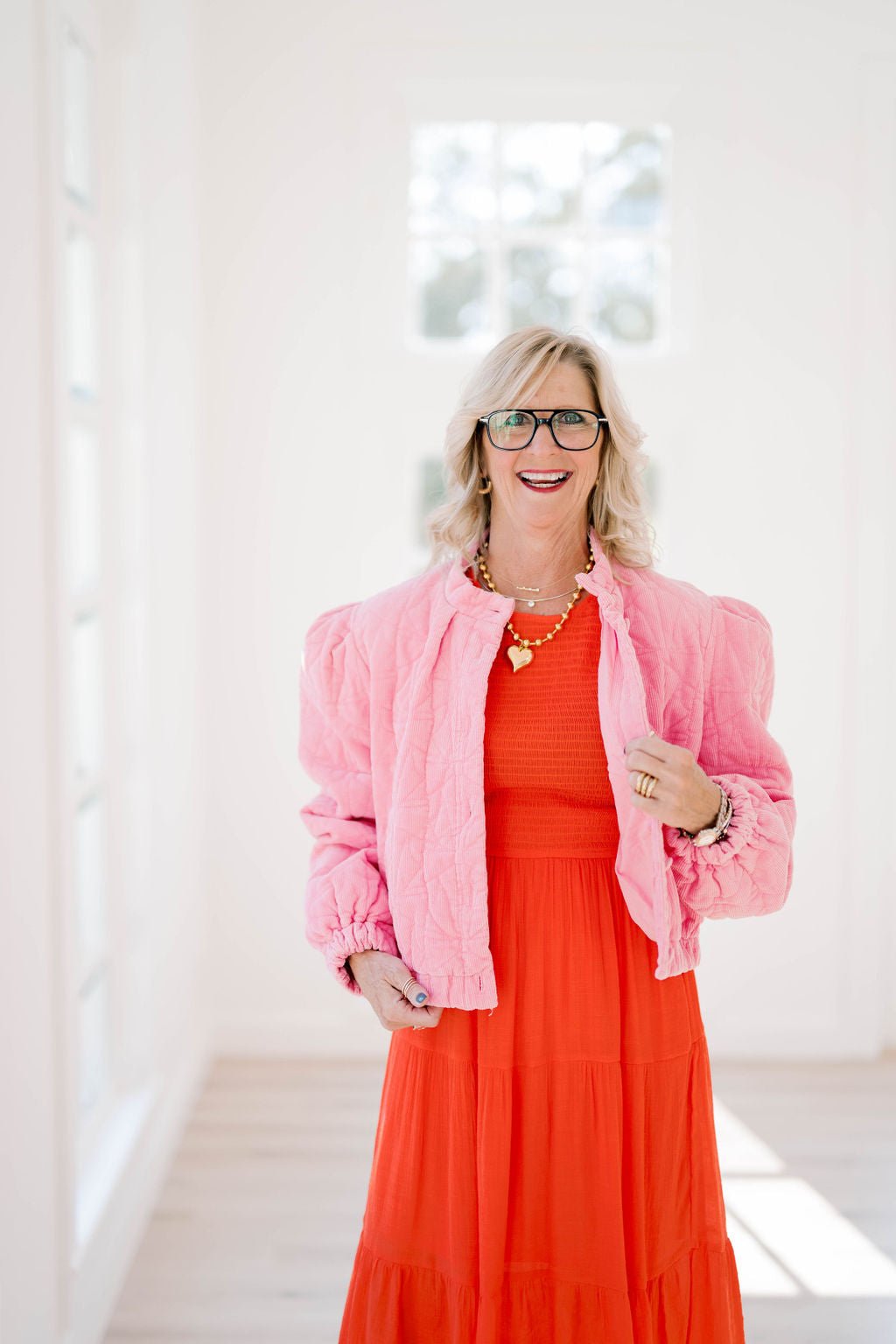 The Best Quilted Pink Puff Jacket - Outerwear - Jackets - Peach Love CA