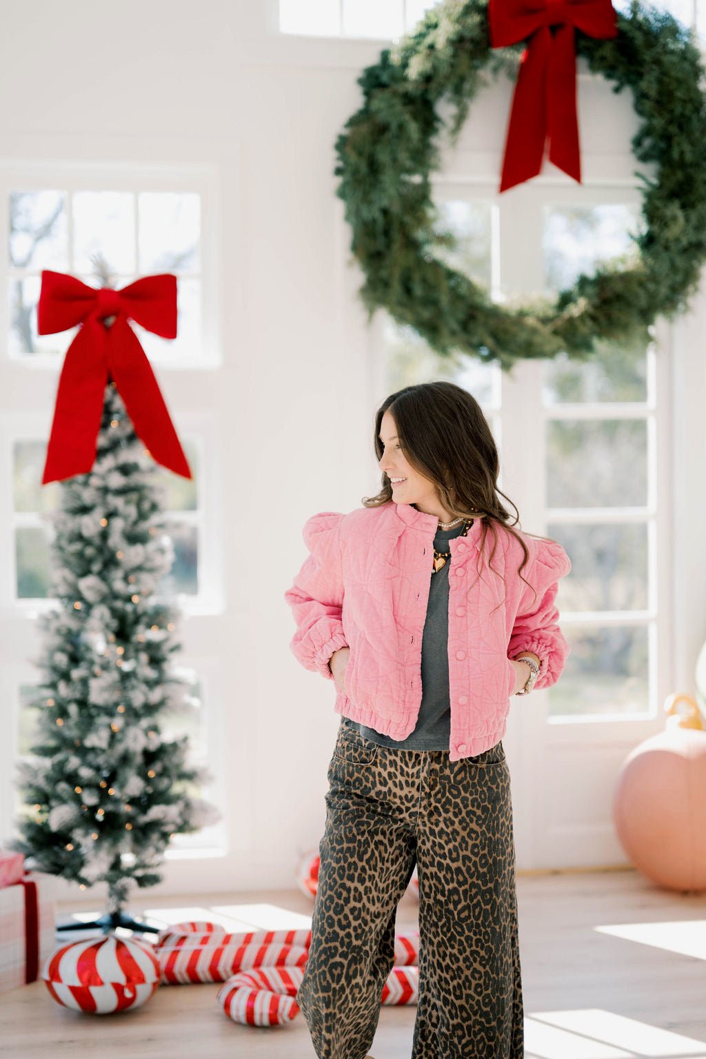 The Best Quilted Pink Puff Jacket - Outerwear - Jackets - Peach Love CA