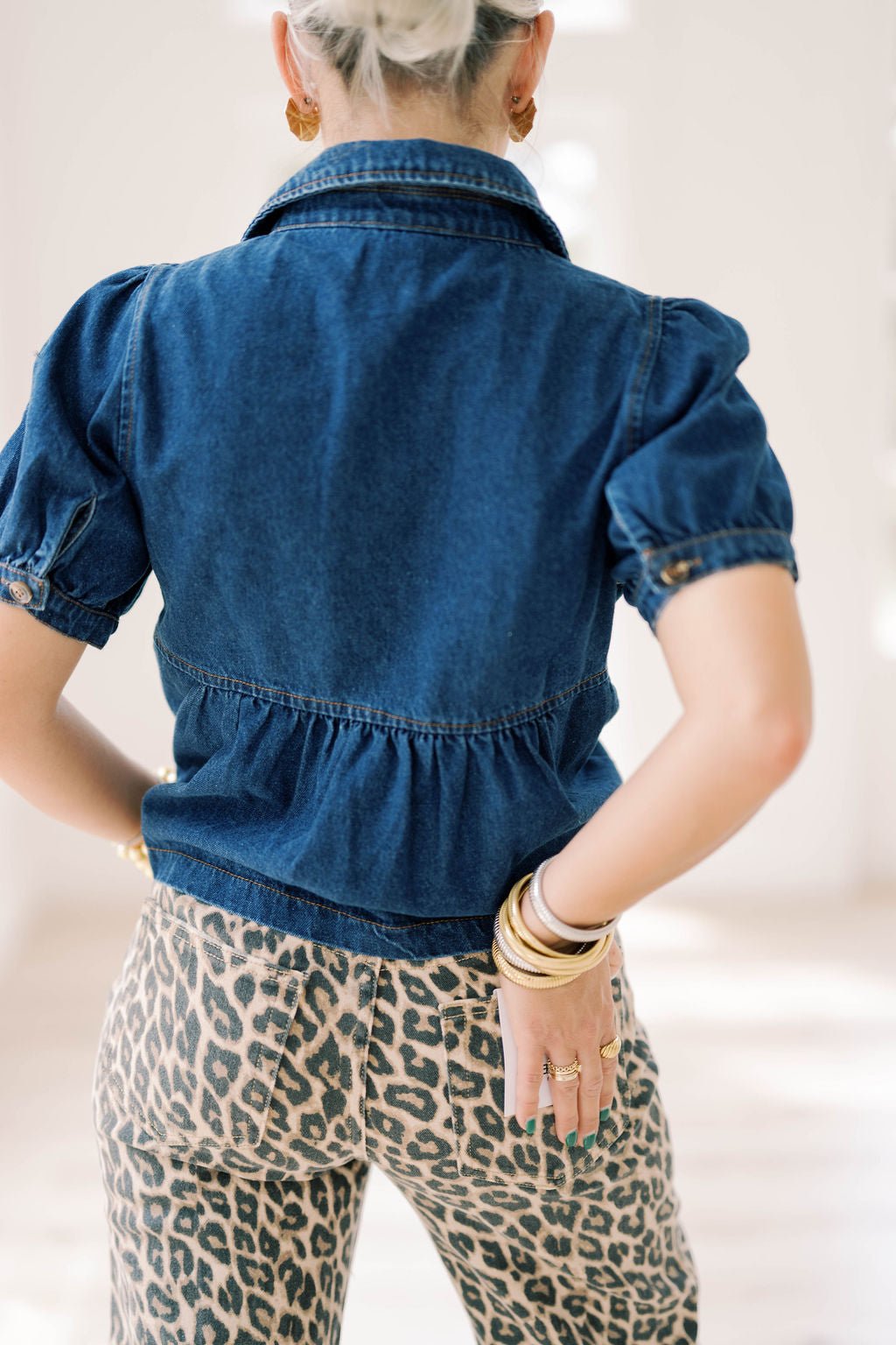 The Legend Bold Leopard Jeans - Bottoms - Pants - Vervet - Flying Monkey