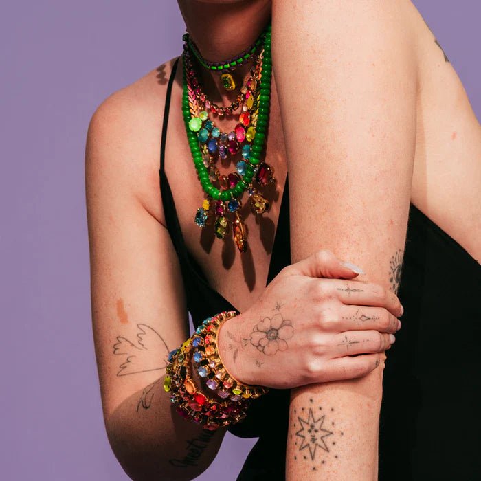 TOVA - Gold Kelly Bohemian Wonderland Cuff Bracelet - Jewelry - Bracelets - Tova