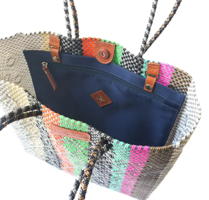 Maya Woven Tote Bag