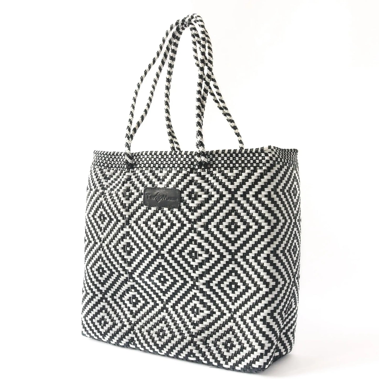 Greca Woven Tote Bag