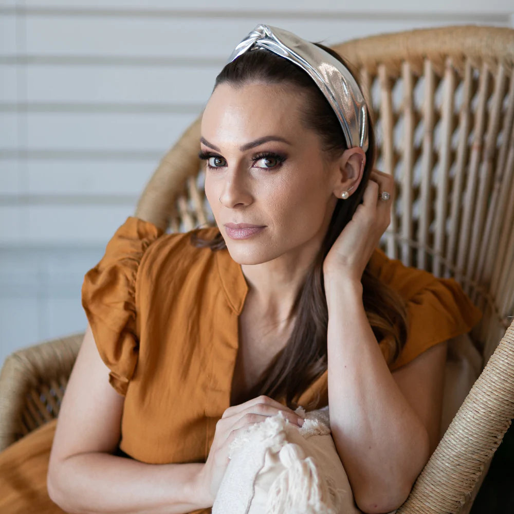 Night Out Silver Headband