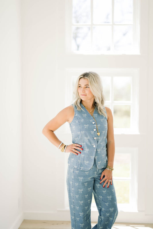 Bow Happy Jeans