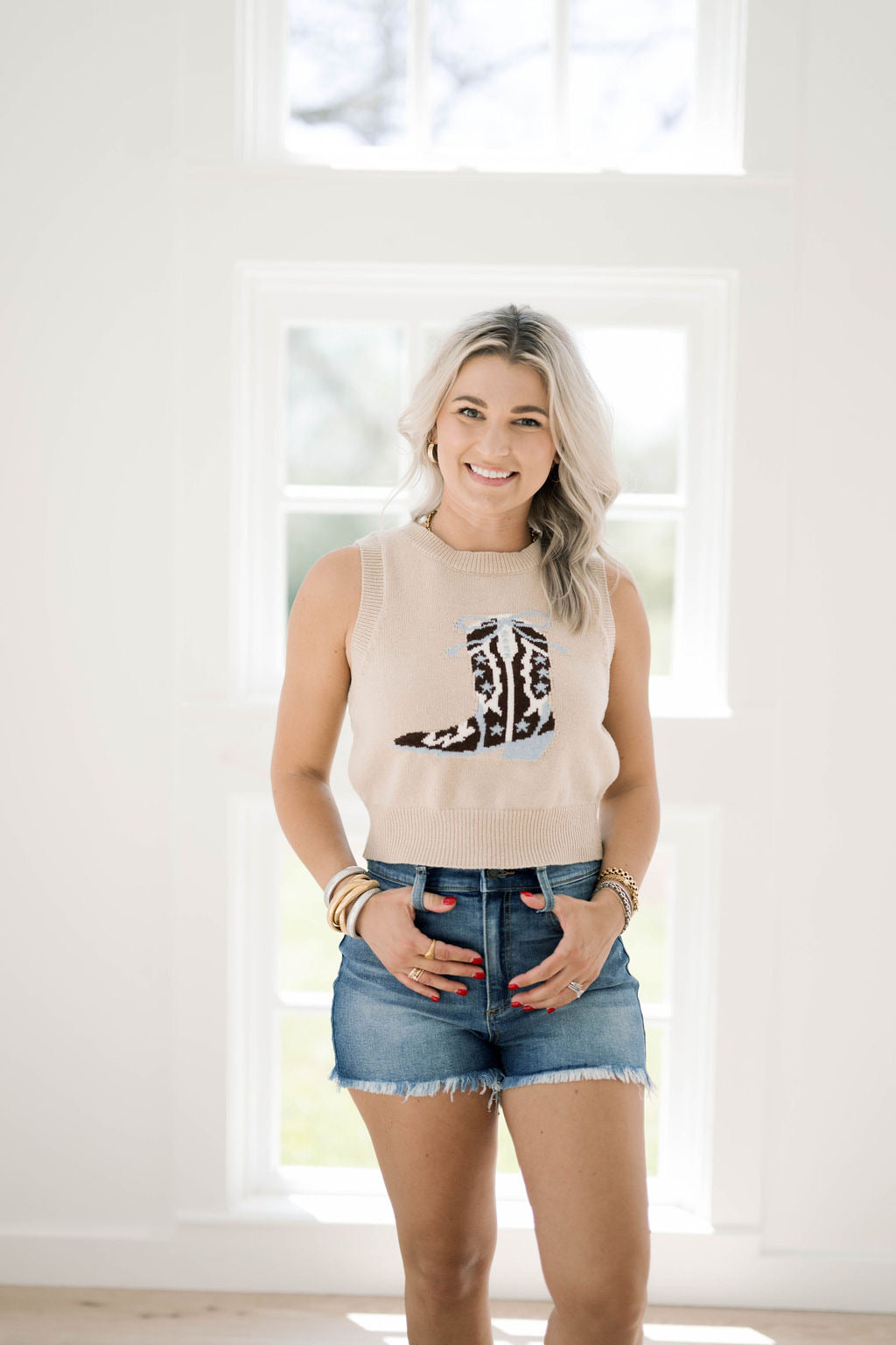 Star Jean Shorts