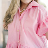 Impressions Button Down Top
