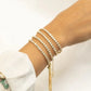 18K Gold Pull Tie Tennis Bracelet - Jewelry - Bracelets - Brenda Grands Jewelry