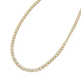 18K Gold Tennis Choker - Jewelry - Necklaces - Brenda Grands Jewelry