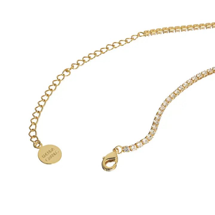 18K Gold Tennis Choker - Jewelry - Necklaces - Brenda Grands Jewelry
