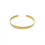 18K Gold Warrior Bangle Bracelet - Jewelry - Necklaces - Brenda Grands Jewelry