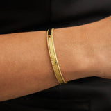 18K Gold Warrior Bangle Bracelet - Jewelry - Necklaces - Brenda Grands Jewelry