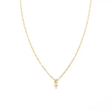 24K Gold Dainty Cross Pendant Necklace - Jewelry - Necklaces - Brenda Grands Jewelry