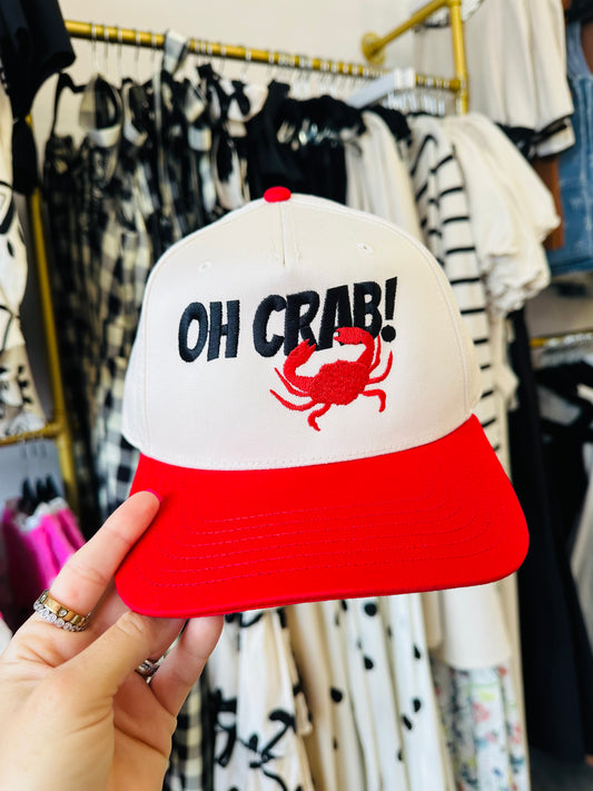 Oh Crab! Canvas Trucker Hat